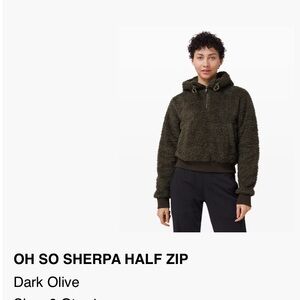 Lululemon half zip hoodie